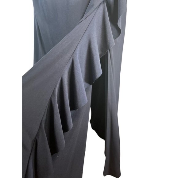 LAUREN RALPH LAUREN NEW Sz 6 Womens Navy Blue Formal Evening Gown Maxi Dress - Picture 5 of 15